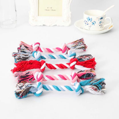 Cotton Double Rope Knot Pet Toy